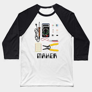 Electronics Maker Baseball T-Shirt